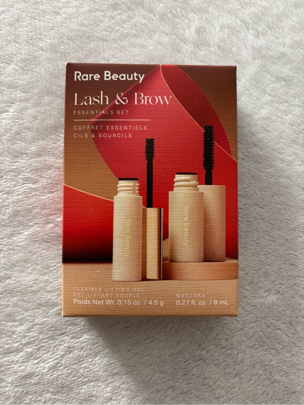 Rare Beauty Lash & Brow Essentials Set Volumizing Gel Mascara + Brow Gel